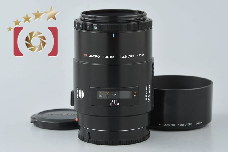 MINOLTA ミノルタ 【中古】MINOLTA ミノルタ AF MACRO 100mm f/2.8 旧 