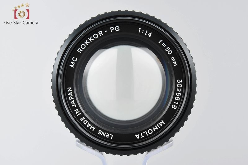 MINOLTA ミノルタ 【中古】MINOLTA ミノルタ MC ROKKOR-PG 50mm f/1.4