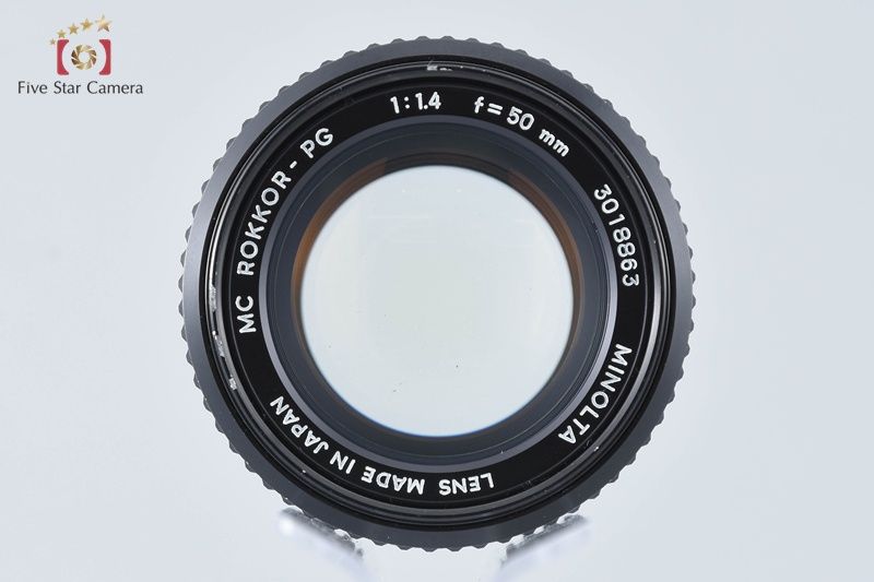 MINOLTA ミノルタ 【中古】MINOLTA ミノルタ MC ROKKOR-PG 50mm f/1.4