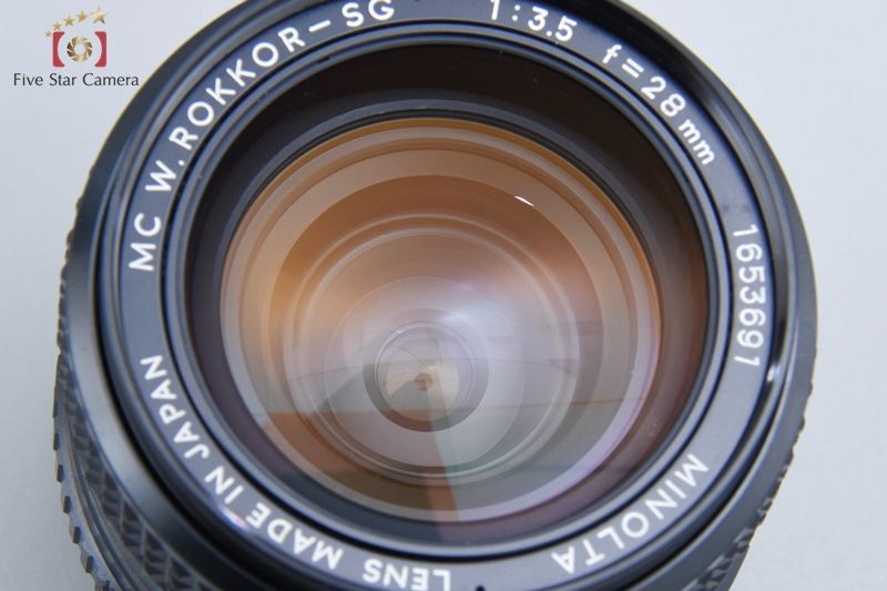 【中古】MINOLTA ミノルタ MC W.ROKKOR-SG 28mm f/3.5 + MC TELE ROKKOR-QD 135mm f/3.5 MINOLTA ミノルタ 【中古】MINOLTA ミノルタ MC W.ROKKOR-SG 28mm f