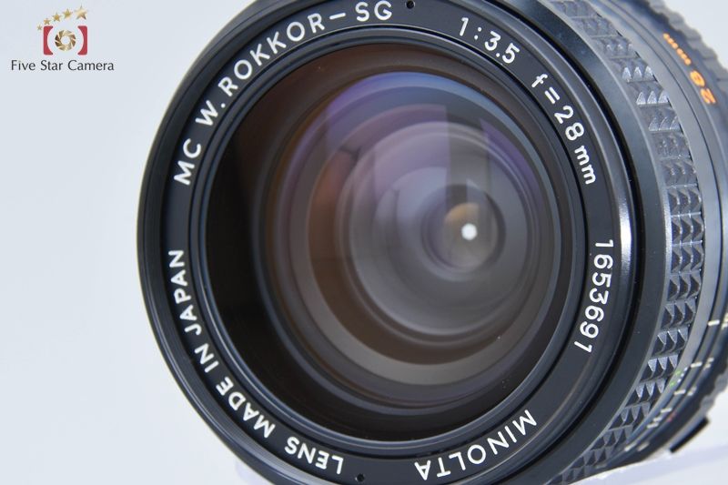 MINOLTA ミノルタ 【中古】MINOLTA ミノルタ MC W.ROKKOR-SG 28mm f