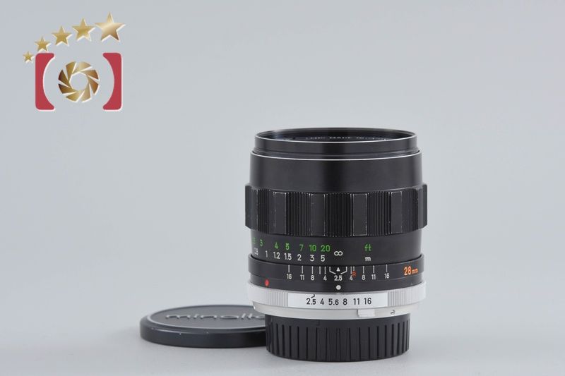 MINOLTA ミノルタ 【】MINOLTA ミノルタ MC W.ROKKOR-SI 28mm f/2.5 単