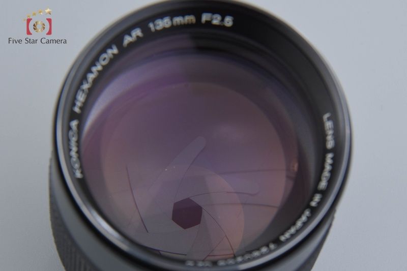 Konica コニカ 【中古】KONICA コニカ HEXANON AR 135mm f/2.5 AE 単
