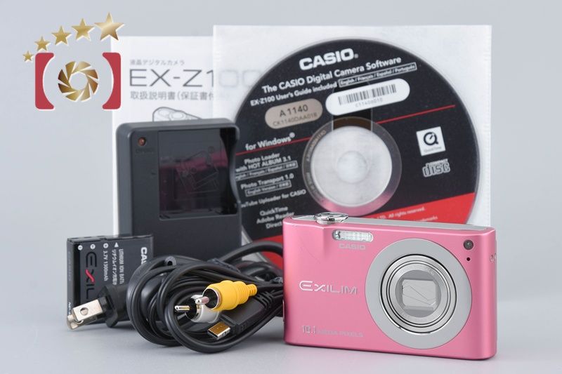 カシオ EX-Z100 EXILIM CASIO ピンク Casio デジタルカメラ コンパクト
