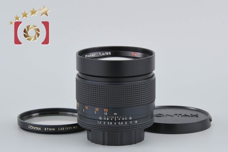 【中古】CONTAX コンタックス Carl Zeiss Planar 85mm f/1.4 T* AEG 2025.11月 オーバーホール済み CONTAX コンタックス 【中古】CONTAX コンタックス Carl Zeiss Planar