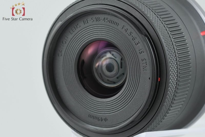 Canon キヤノン 【中古】Canon キヤノン RF-S 18-45mm f/4.5-6.3 IS 