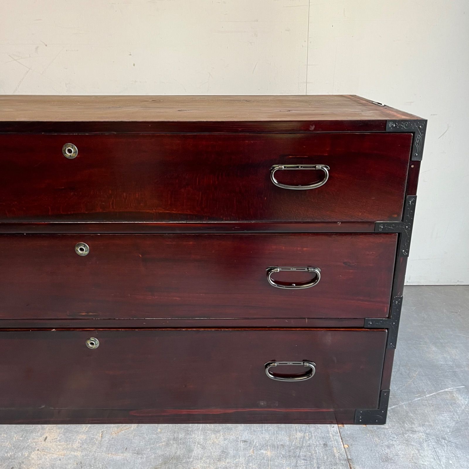 アンティーク チェスト 箪笥 ローボード ローテーブル テレビ台 昭和