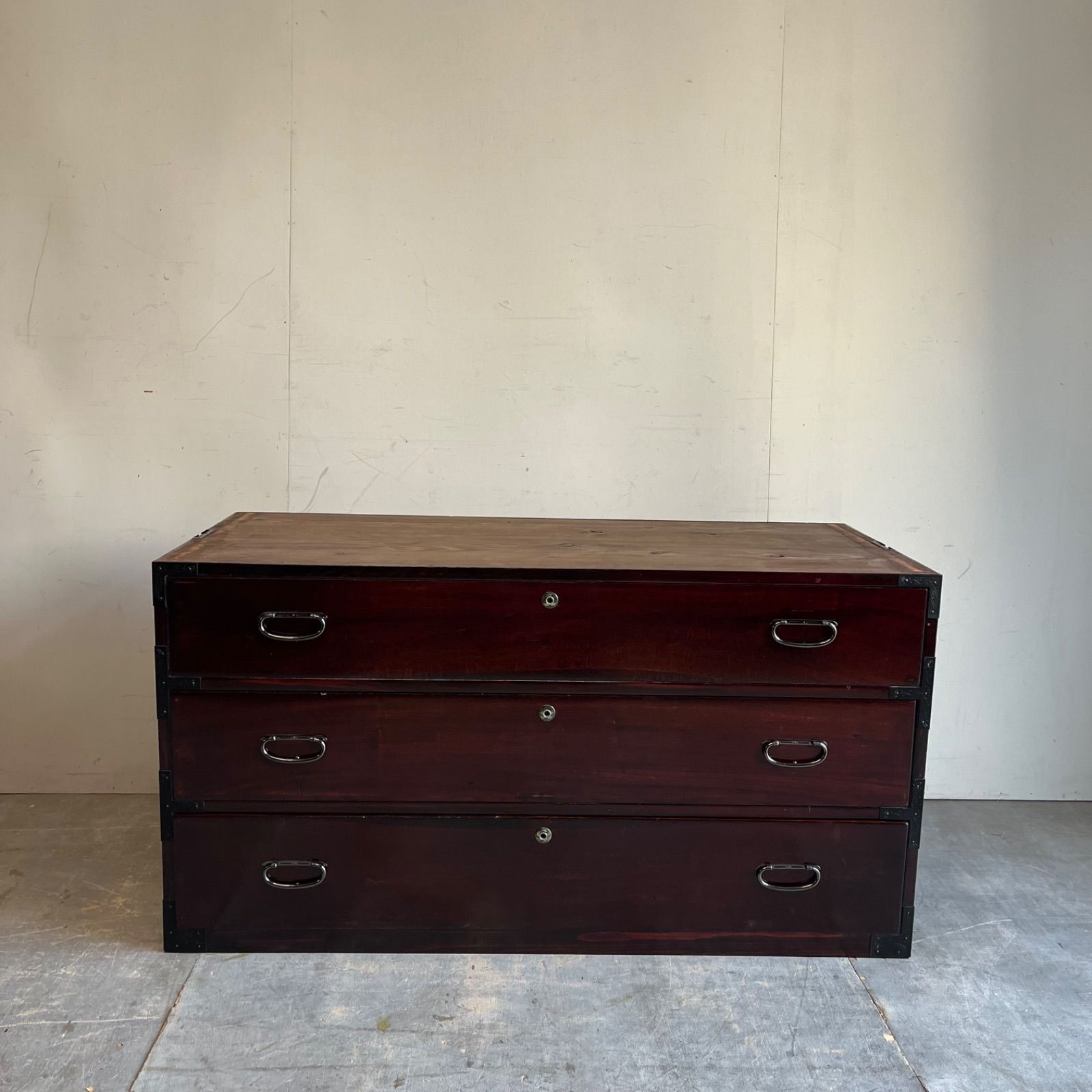 アンティーク チェスト 箪笥 ローボード ローテーブル テレビ台 昭和