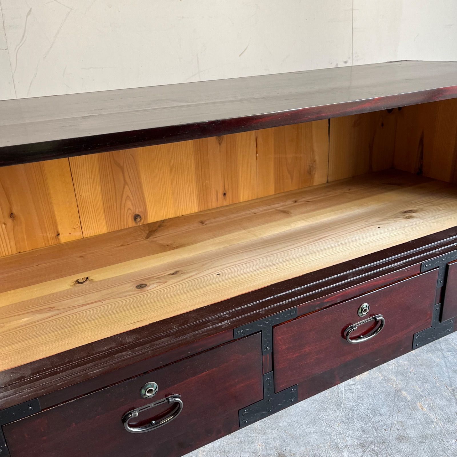 アンティーク チェスト 箪笥 ローボード ローテーブル テレビ台 昭和