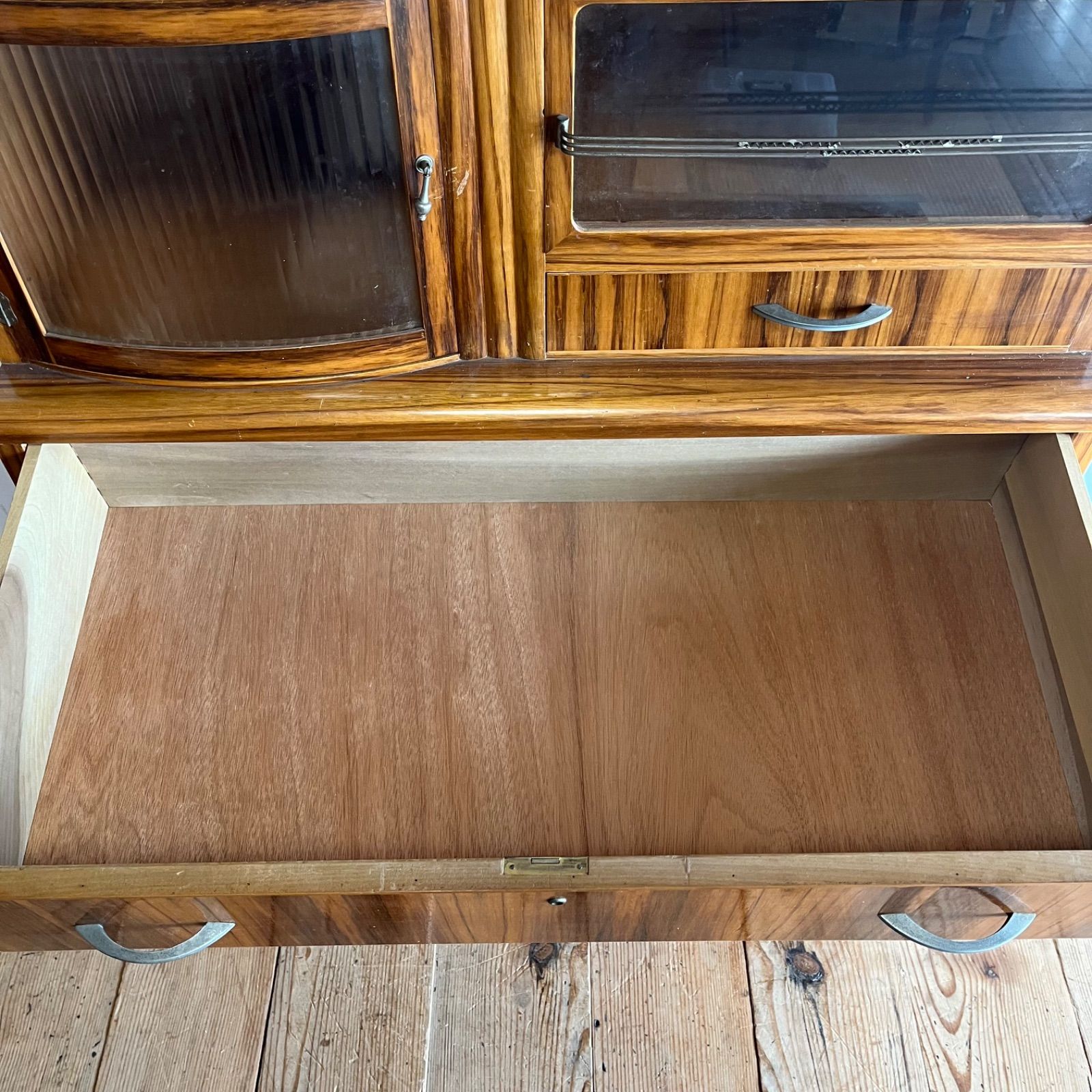 アンティーク モールガラス チェスト 収納 レトロy528 - メルカリ