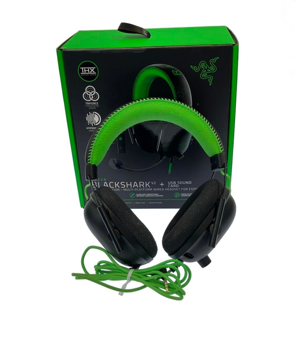 レイザー ゲーミングヘッドセット BLACKSHARK V2+USBサウンドカード