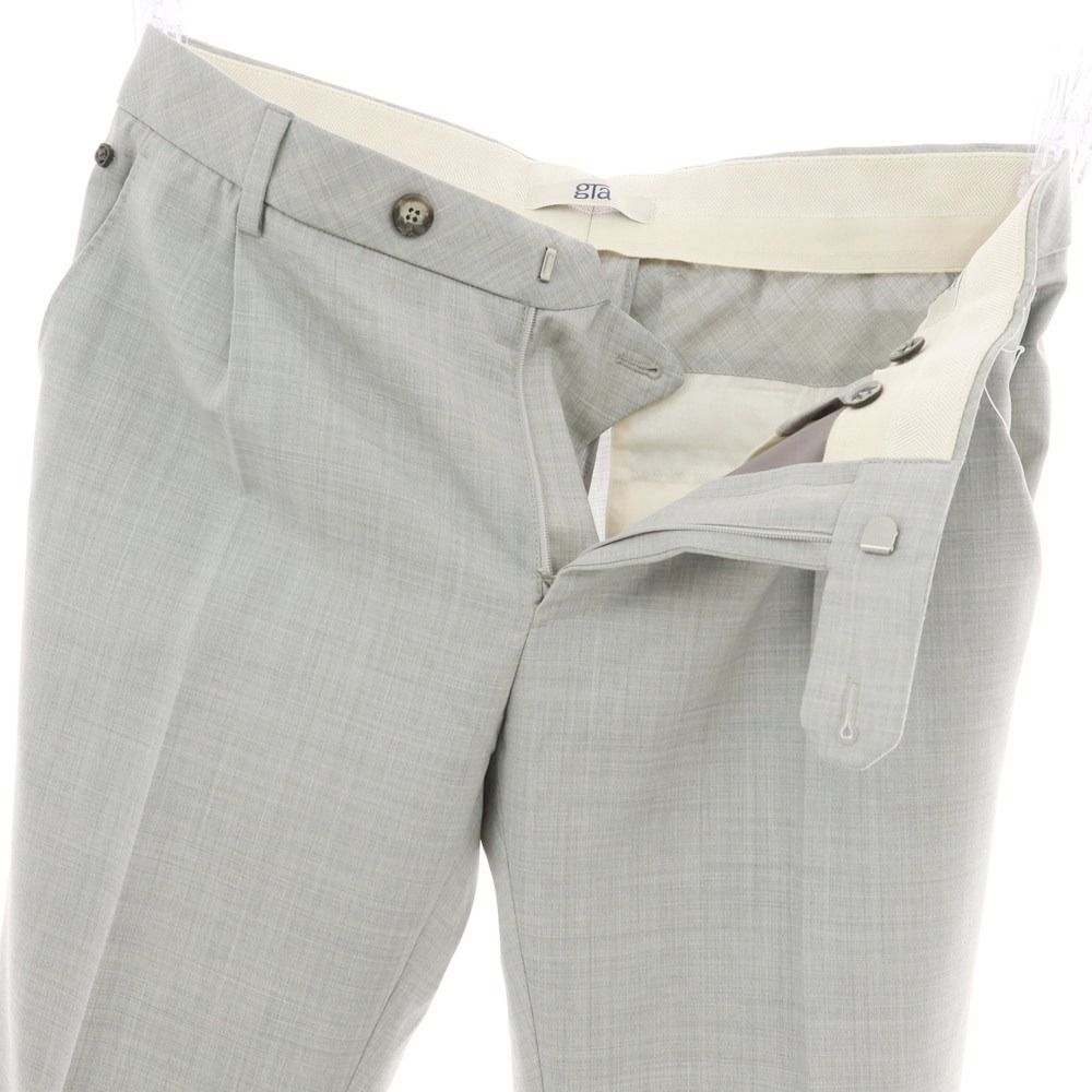 新品】ジーティーアー G.T.A FEDERICO SLIM ウール ドレススラックス