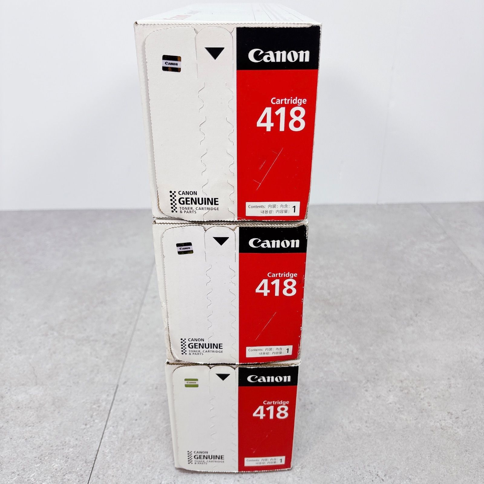 Canon Cartridge 418 Toner キヤノン 純正 トナーカートリッジ 418