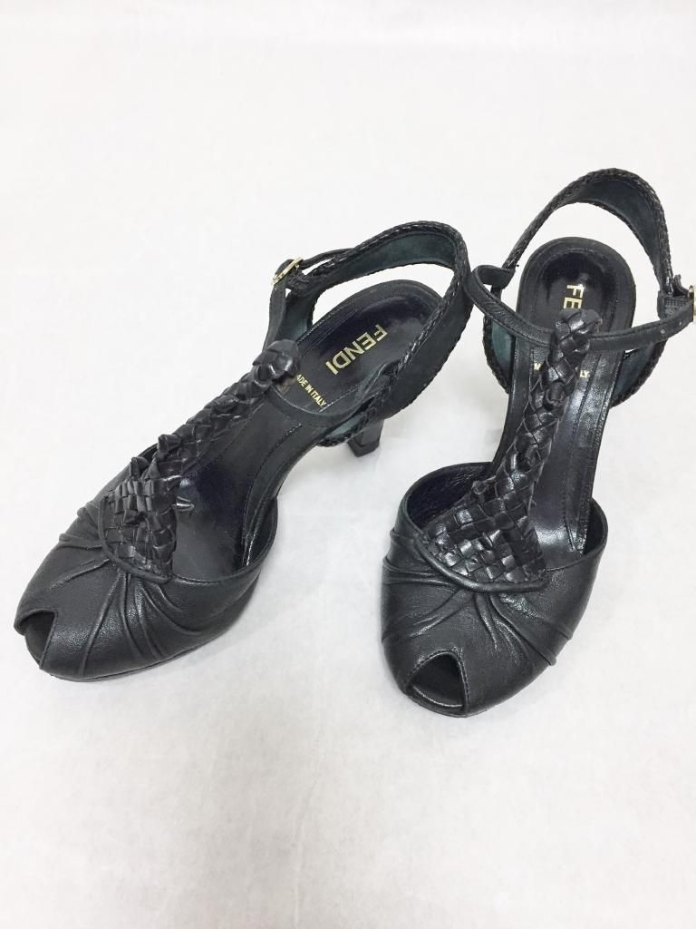 FENDI フェンディ サンダル アンクルストラップ 送料込み 22.0cm