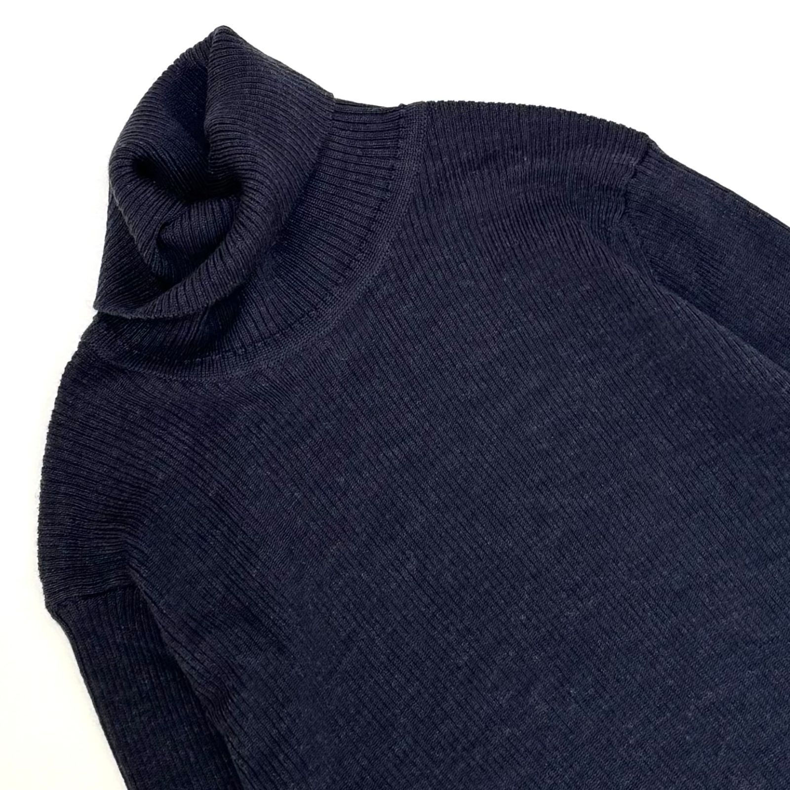 ジョンスメドレー JOHN SMEDLEY タートルネック リブニット 洗える