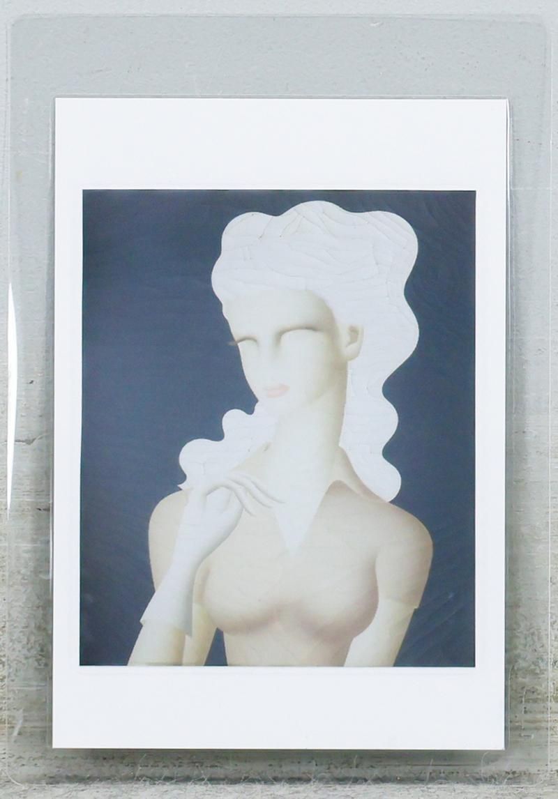 真作】【WISH】東郷青児「婦人像」油彩 8号 東郷青児鑑定委員会鑑定