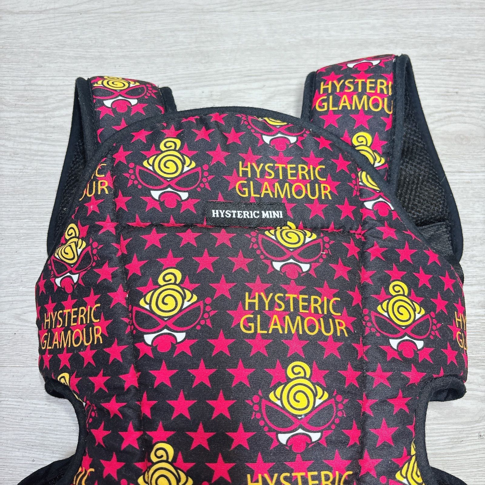 即決 美品 ヒステリックミニ HYSTERIC MINI ベビーキャリア 新生児