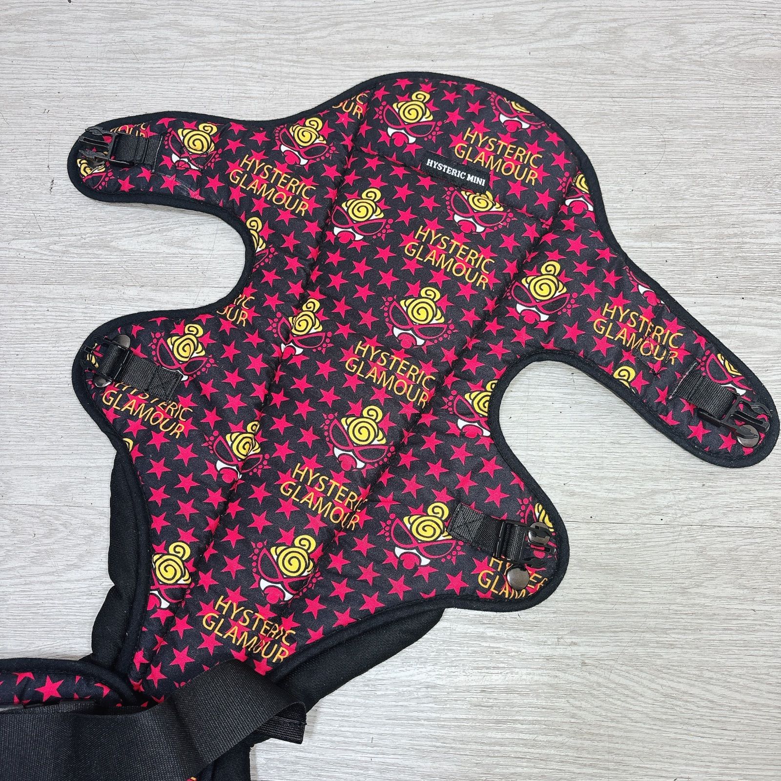 即決 美品 ヒステリックミニ HYSTERIC MINI ベビーキャリア 新生児