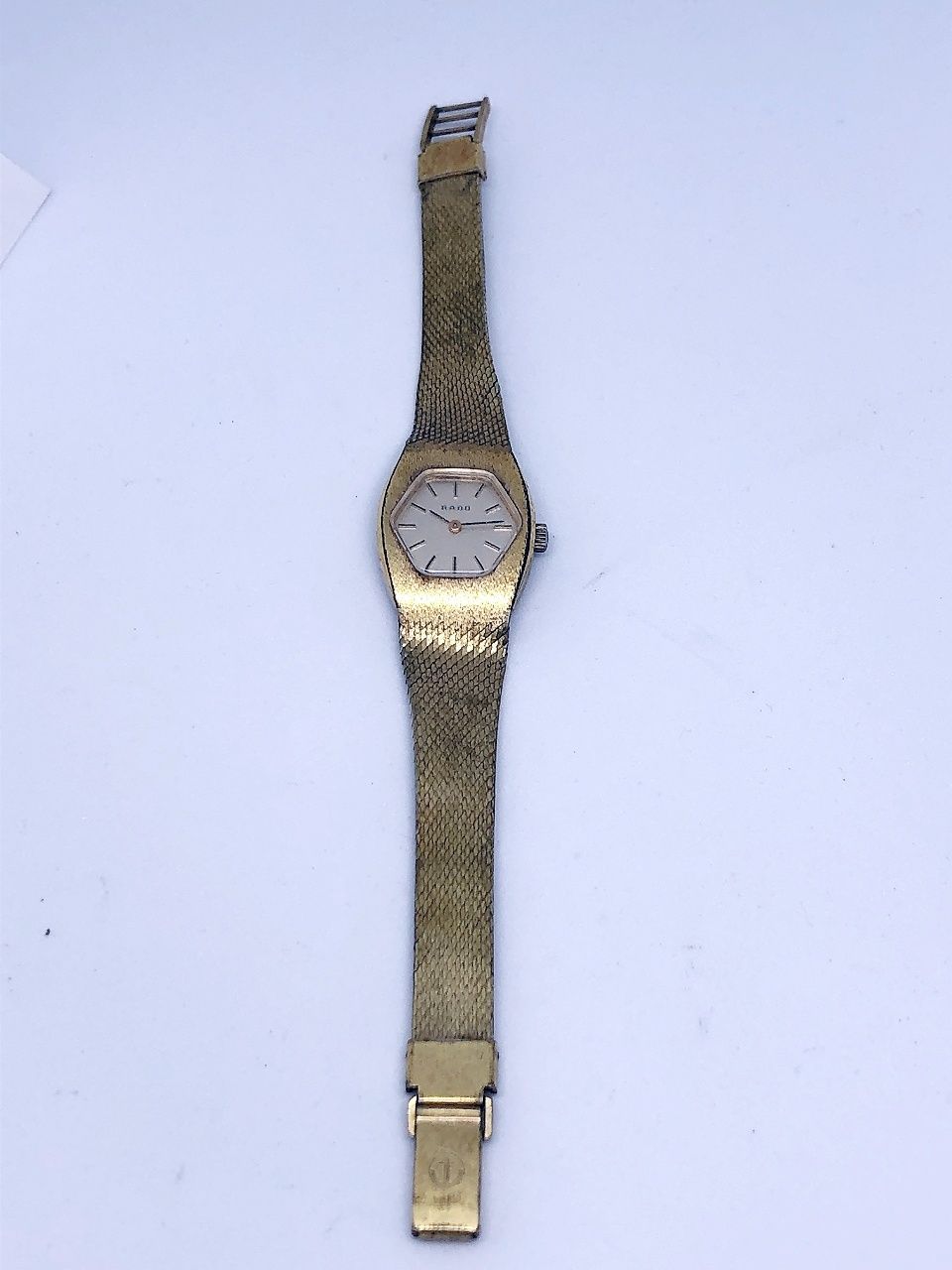 【新品電池】RADO オクタゴン ゴールド ブラック文字盤 ビンテージ 腕時計 RADO ラドー オクタゴン 腕時計 新品電池交換済 ゴールド メンズ