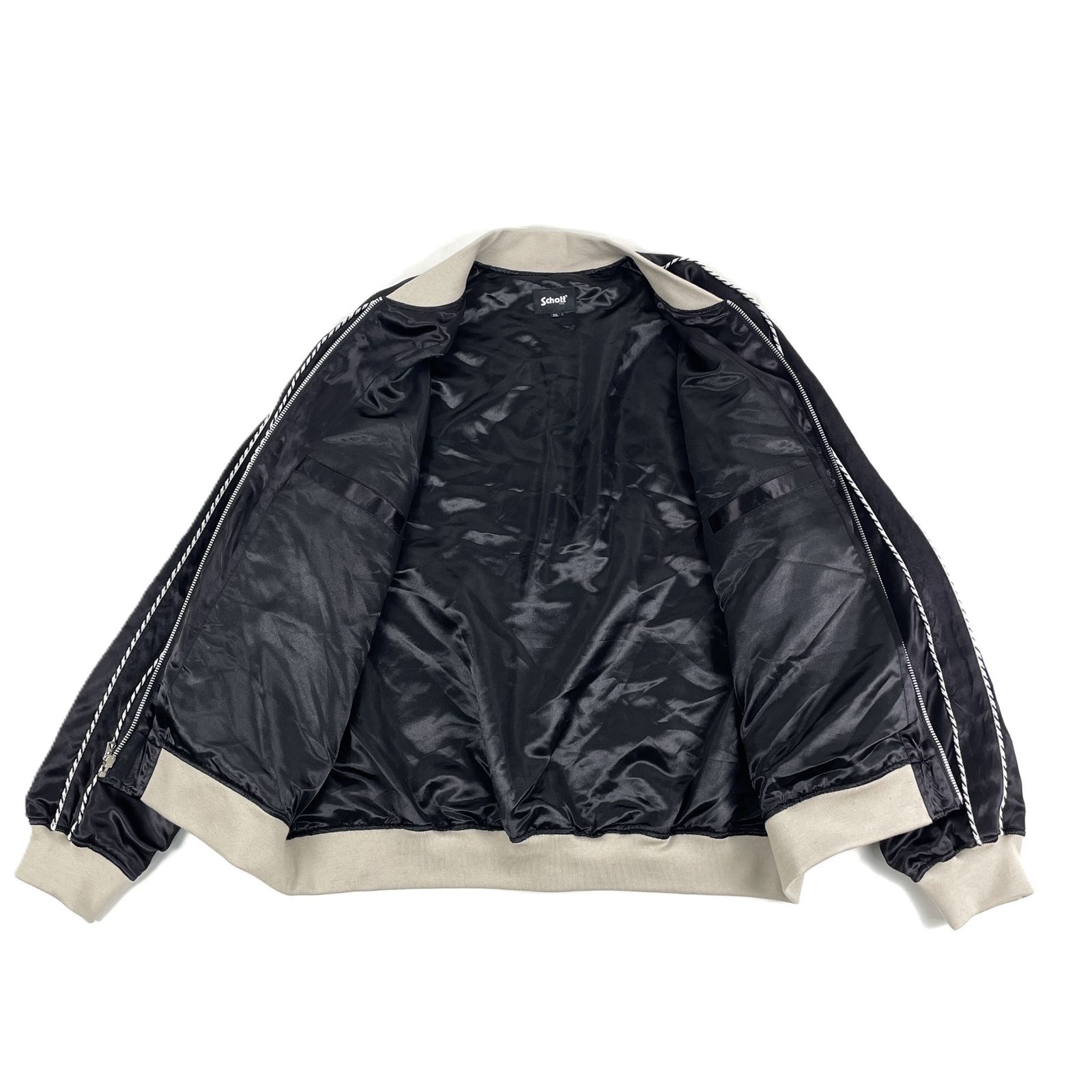 SCHOTT N.Y.C. ショット 782-5252004 RAYON SUKA ASING JACKET 蛇髑髏