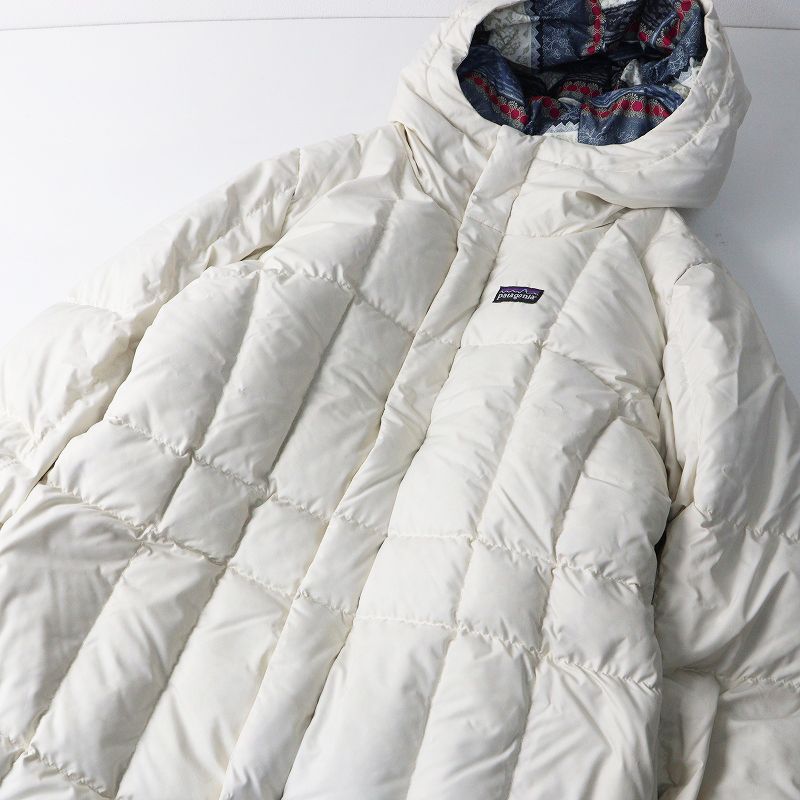 パタゴニア　ダウンジャケット　ホワイト　Mサイズ　今季購入品 パタゴニア patagonia 68316 ロングダウンジャケット GIRLS'S XL（14