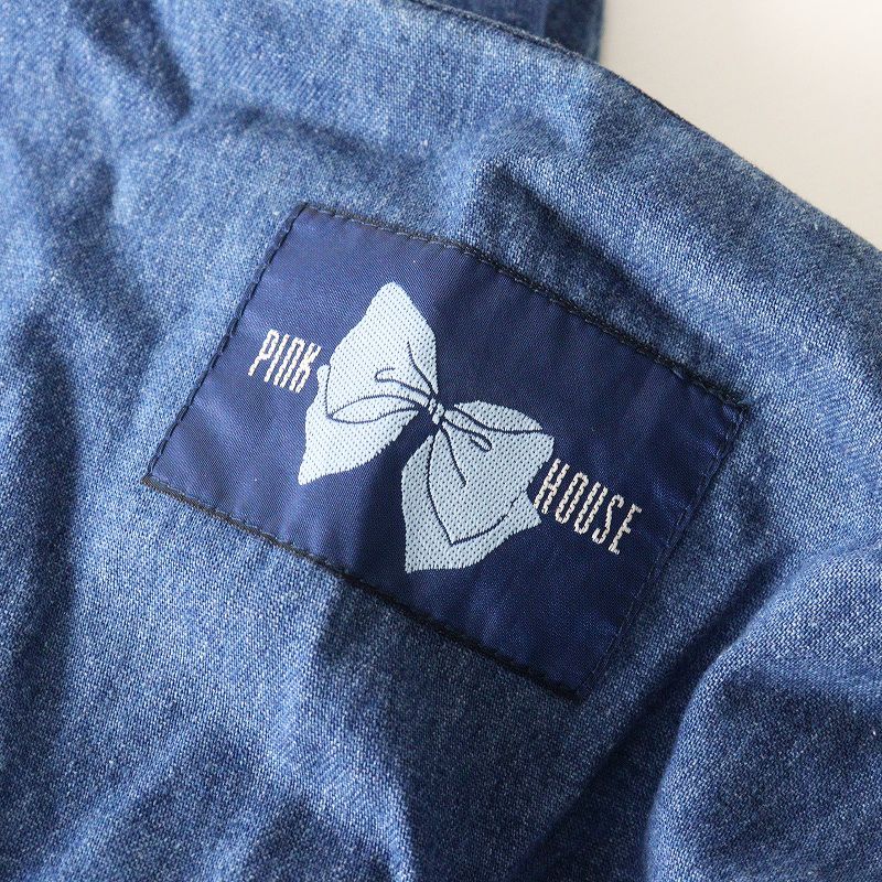ピンクハウス デニムジャケット 2022年 インディゴブルー ピンクハウス
