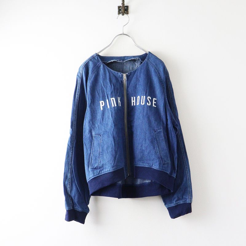 ピンクハウス デニムジャケット 2022年 インディゴブルー ピンクハウス