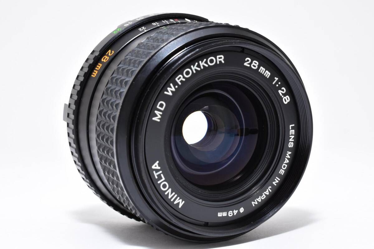 ☆良品☆ミノルタ MINOLTA MD W.ROKKOR 28mm F2.8☆ W0122＃4089