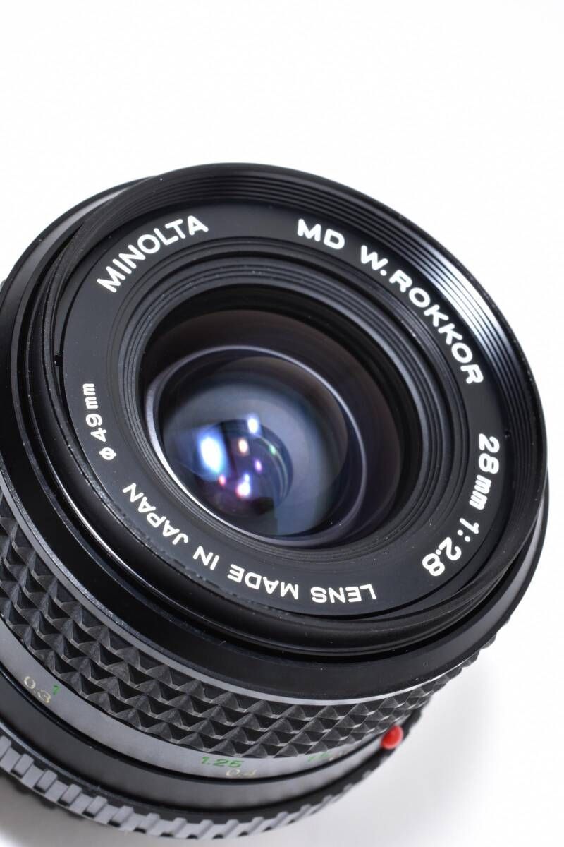 ☆良品☆ミノルタ MINOLTA MD W.ROKKOR 28mm F2.8☆ W0122＃4089