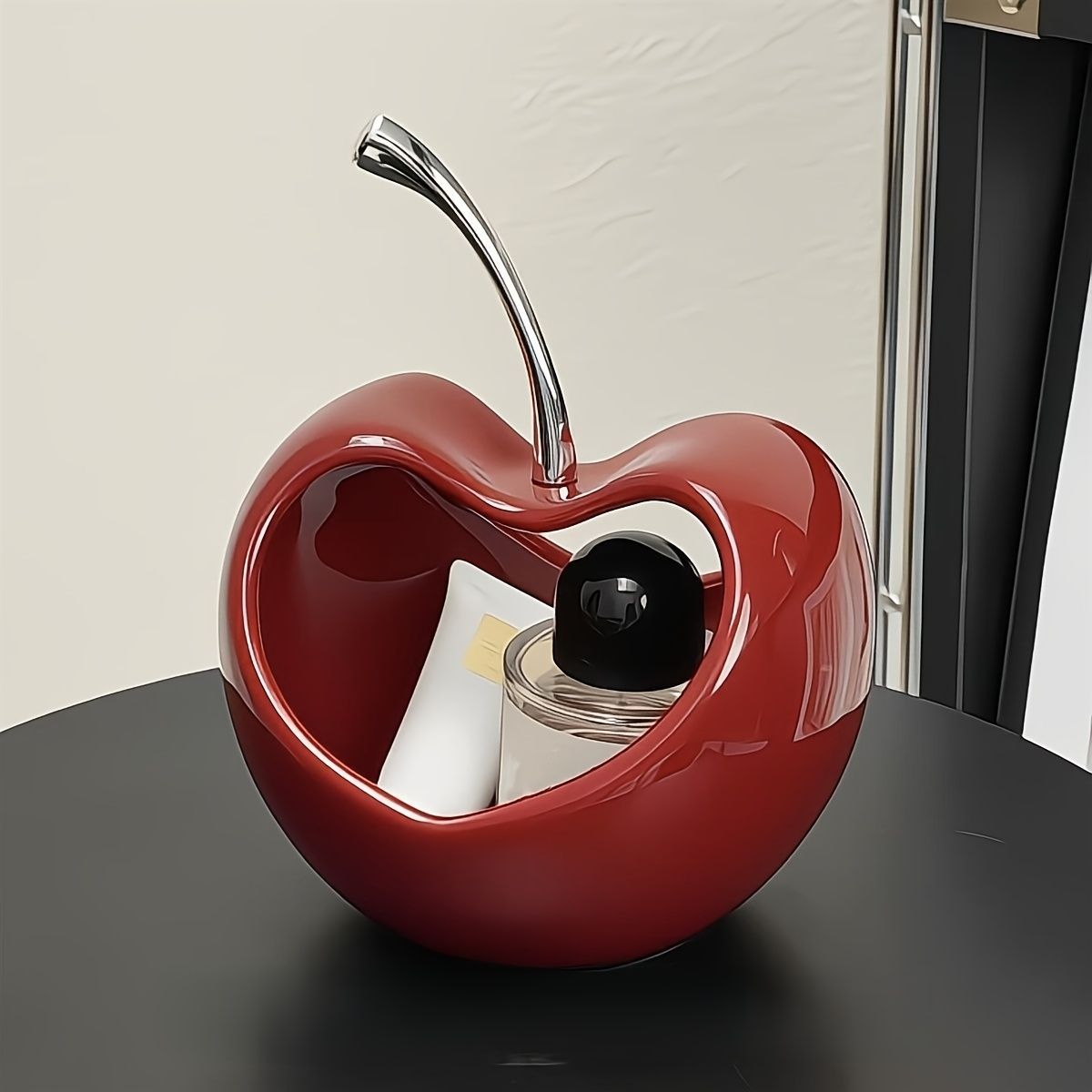 小物入れ 鍵置き 置物 インテリア オブジェ リンゴ りんご セラミック