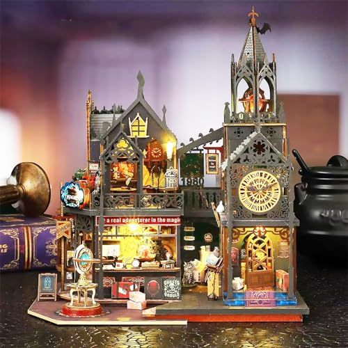 ミニチュアハウスキット ドールハウス 【 ホロ魔城 ? 】3D立体パズル