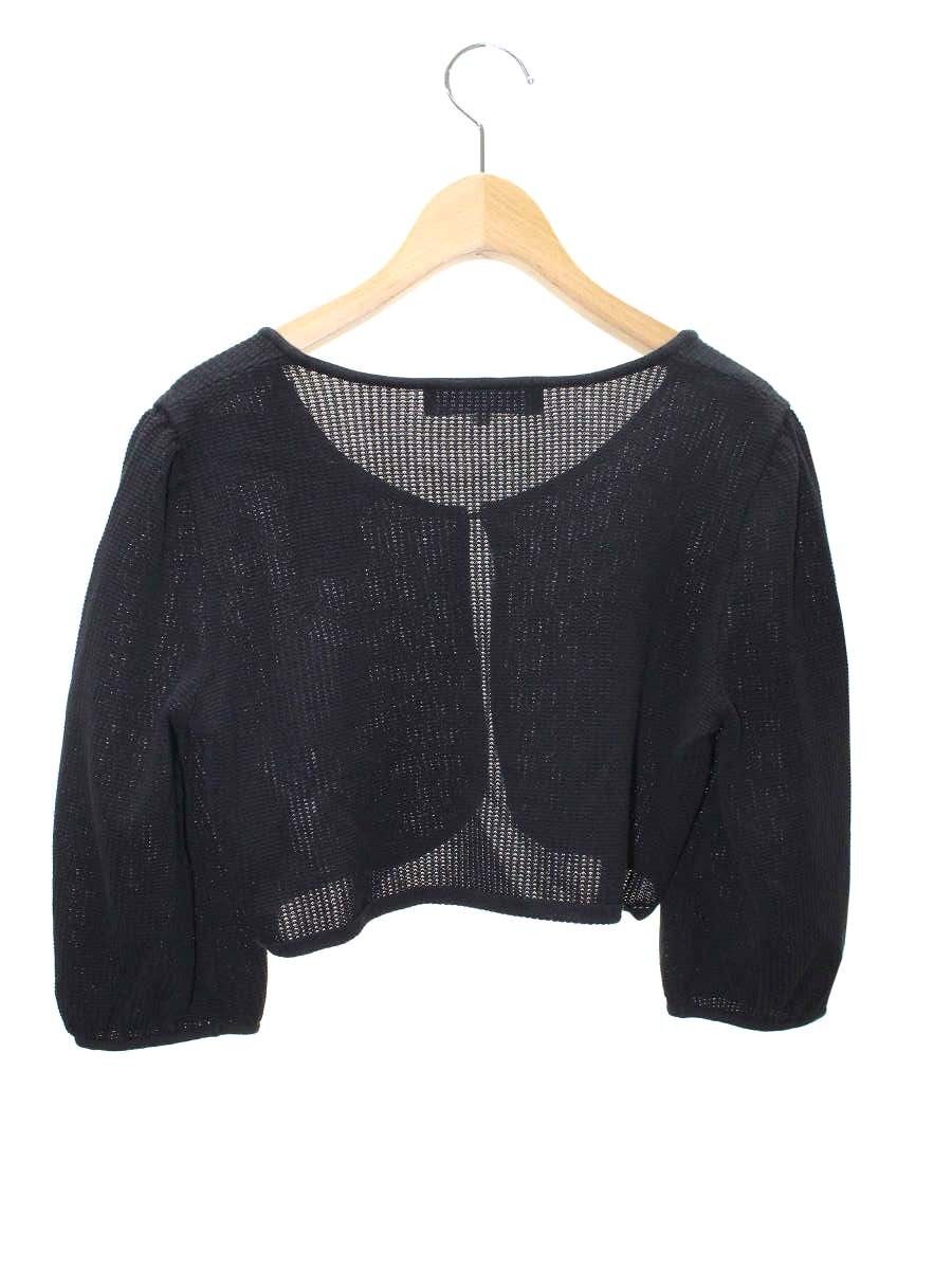 エムズグレイシー 528327 ニット セーター 40 ブラック 切替