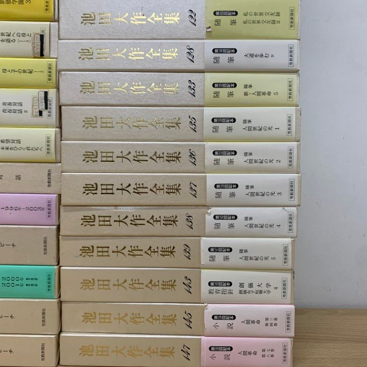 ■04)【1点限り!】【訳あり】池田大作全集 約55冊大量セット/聖教新聞社/宗教/信仰/仏教/信心/創価学会/対談/随筆/講義/スピーチ/小説/B □04)【1点限り!】【訳あり】池田大作全集 約55冊大量セット/聖教新聞