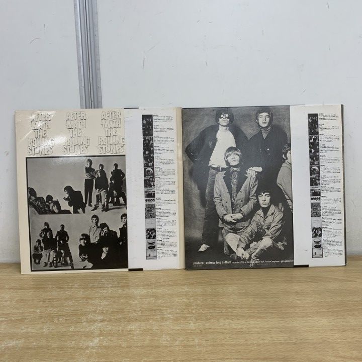 ザ・ローリング・ストーンズ LPレコードまとめ売り △01)【1点限り!】【帯付】ローリングストーンズのLPレコード 2点
