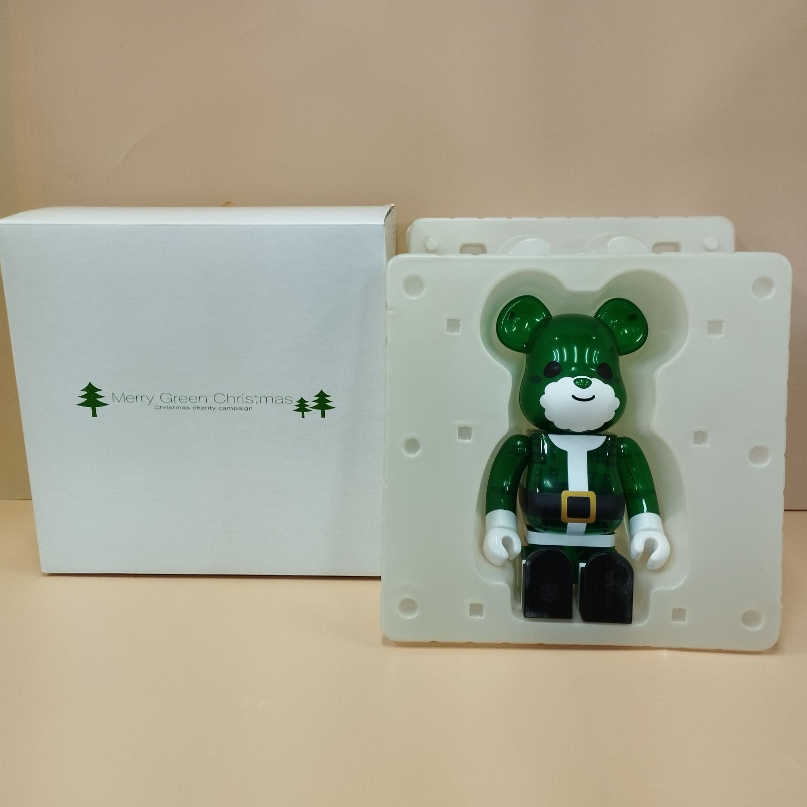 D4490】ジャンク BE@RBRICK 400% GREEN SNTA グリーンサンタ - メルカリ