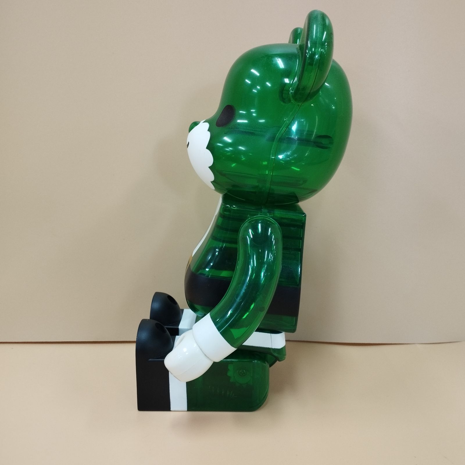 D4490】ジャンク BE@RBRICK 400% GREEN SNTA グリーンサンタ - メルカリ