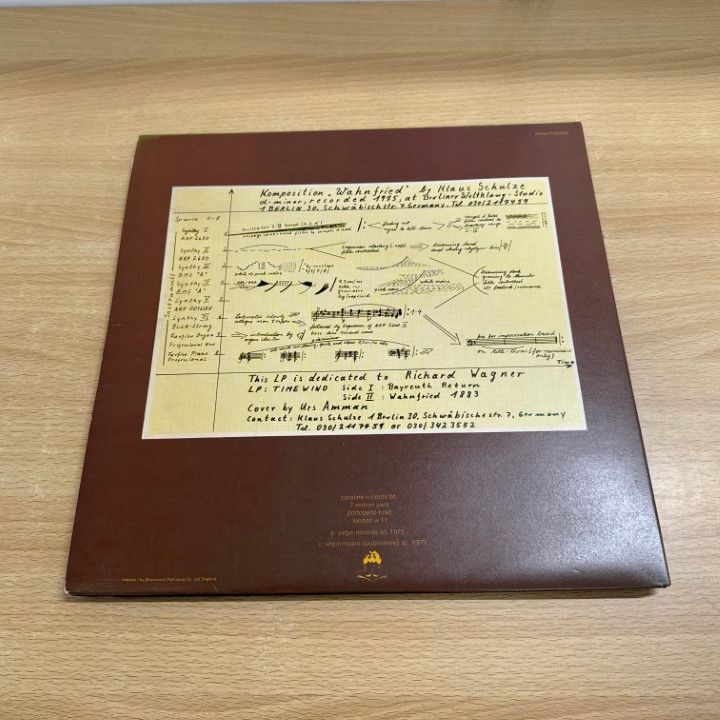 △01)【1点限り!】Klaus Schulze/Timewind/クラウス・シュルツェ