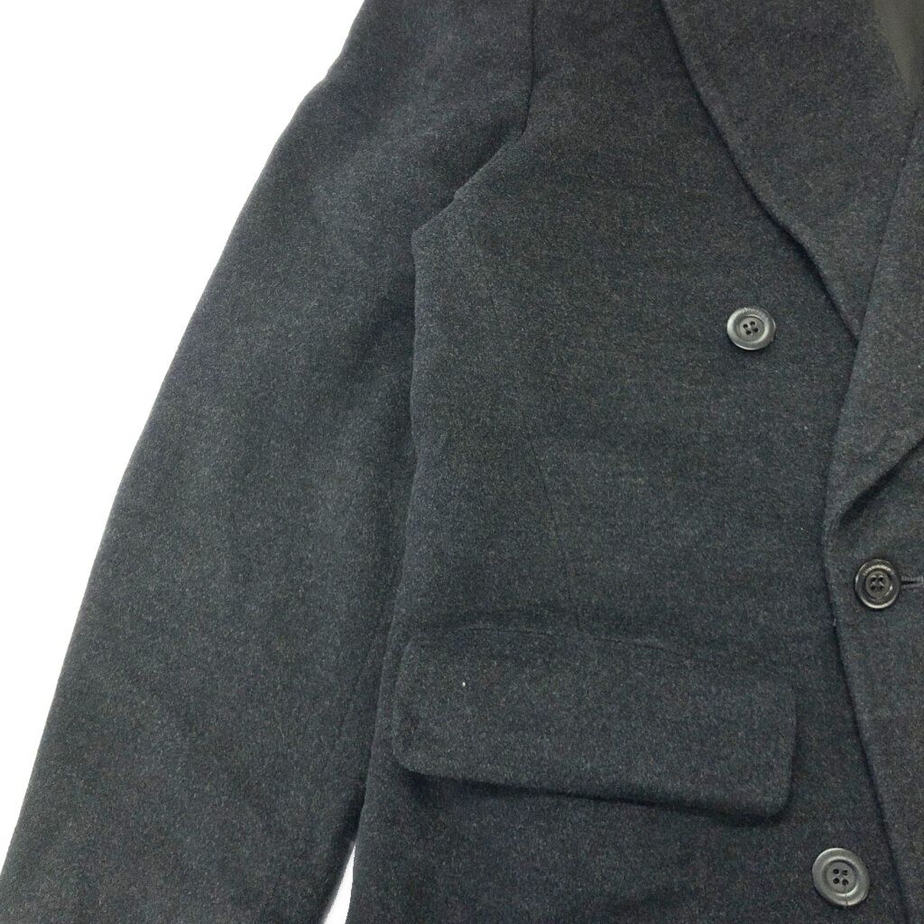 レアカラー 90s Burberry カシミヤ混 ハーフコート ダブル 裏地総柄 90年代 スペイン製 Burberrys バーバリーズ カシミヤ混 ダブルブレスト