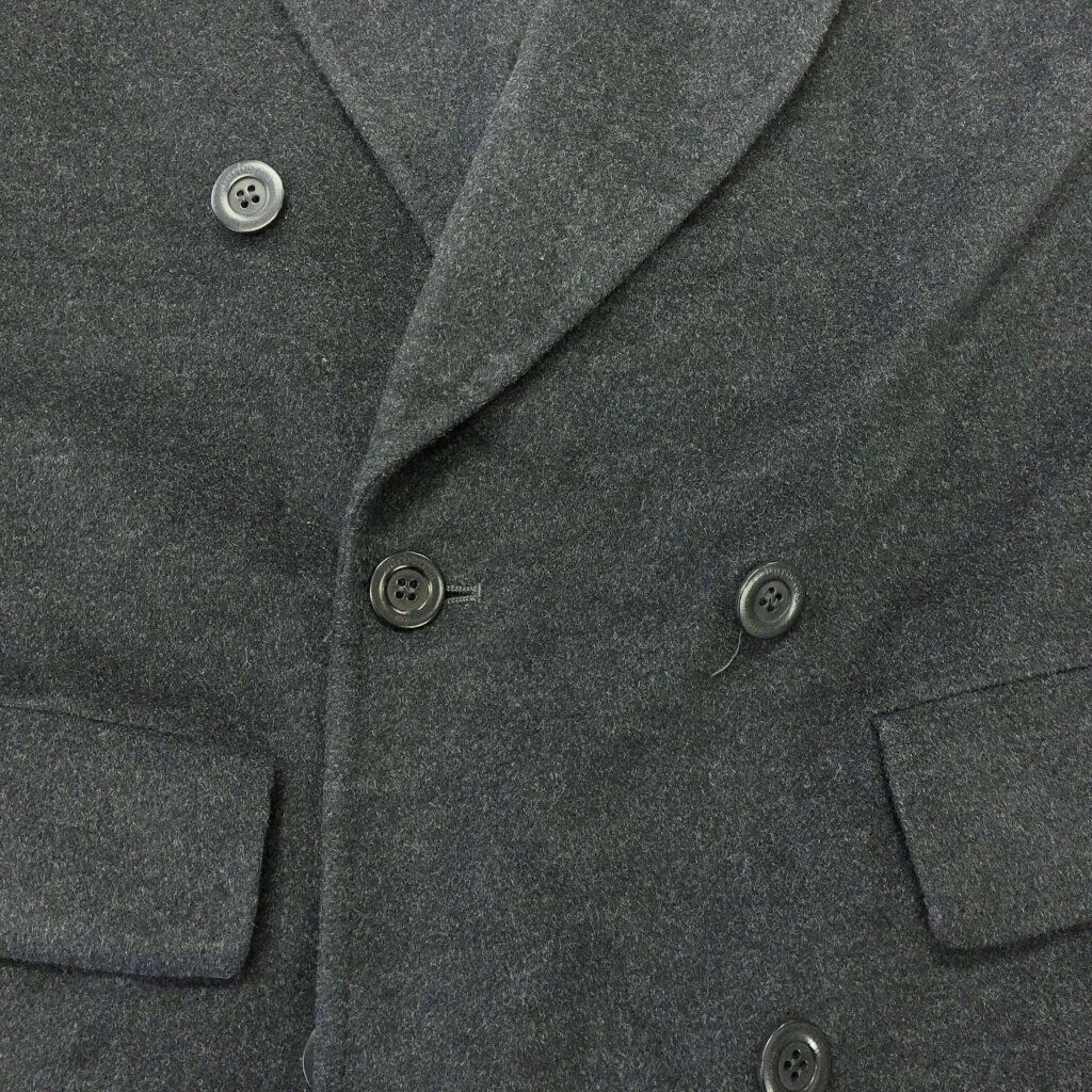 90年代 スペイン製 Burberrys バーバリーズ カシミヤ混 ダブルブレスト