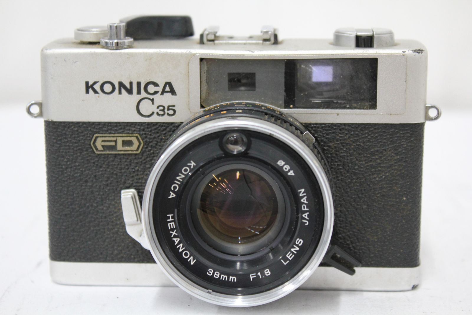 返品保証】 コニカ KONICA C35 FD HEXANON 38mm F1.8 カメラ e5101