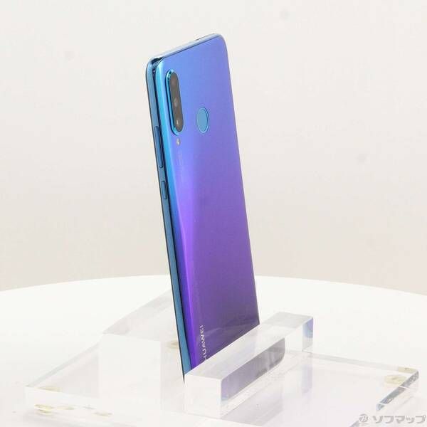 中古品〕 HUAWEI P30 lite 64GB ピーコックブルー MAR-LX2J SIMフリー