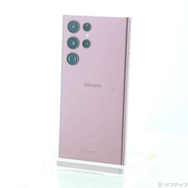 中古品〕 Galaxy S22 Ultra 256GB バーガンディ SC-52C docomo SIM
