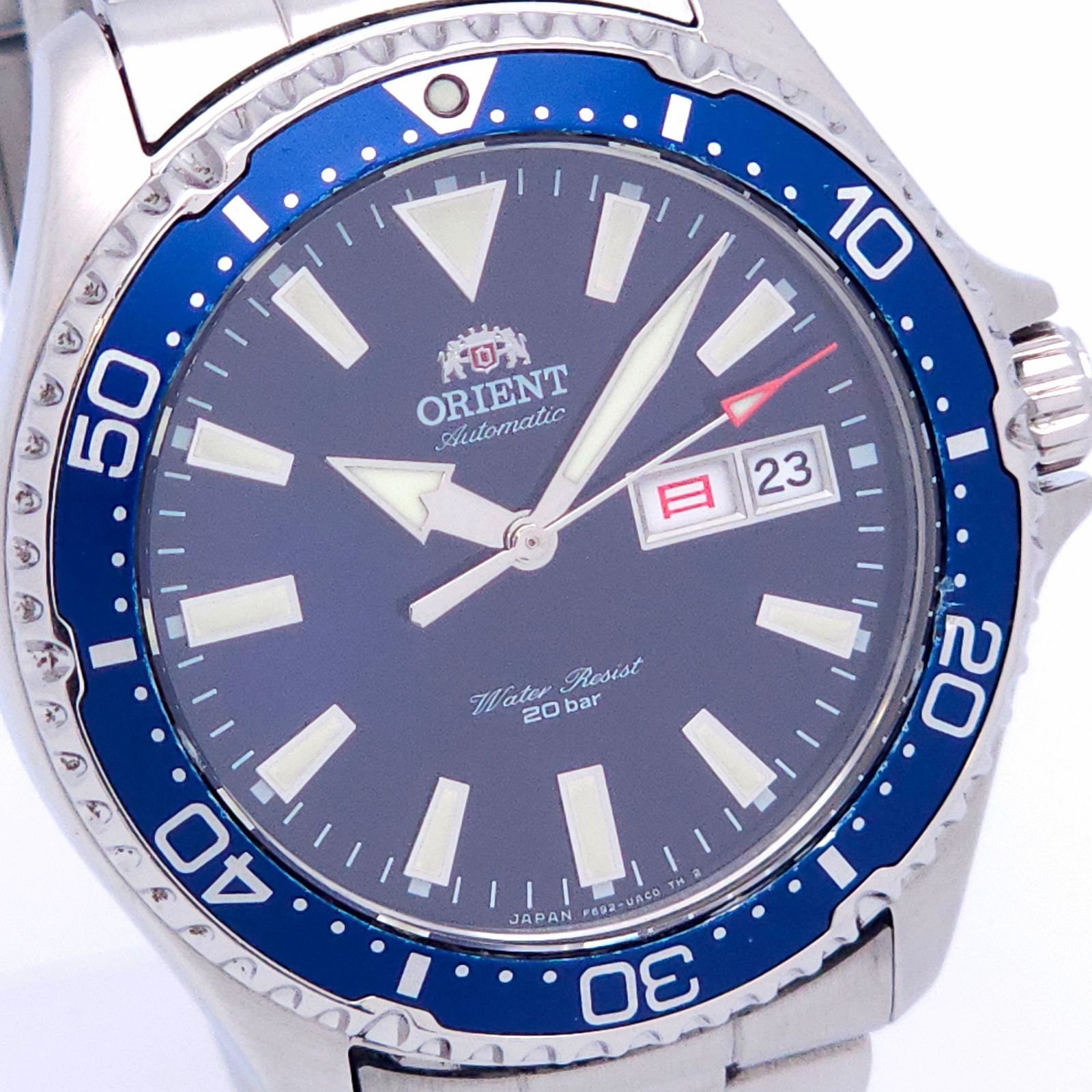 1円スタート】ORIENT オリエント F692-UAA0 ダイバー SS 自動巻き 