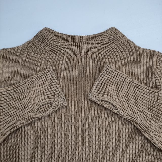 ANDERSEN-ANDERSEN クルーネック XS イタリア製 サムホール ウール