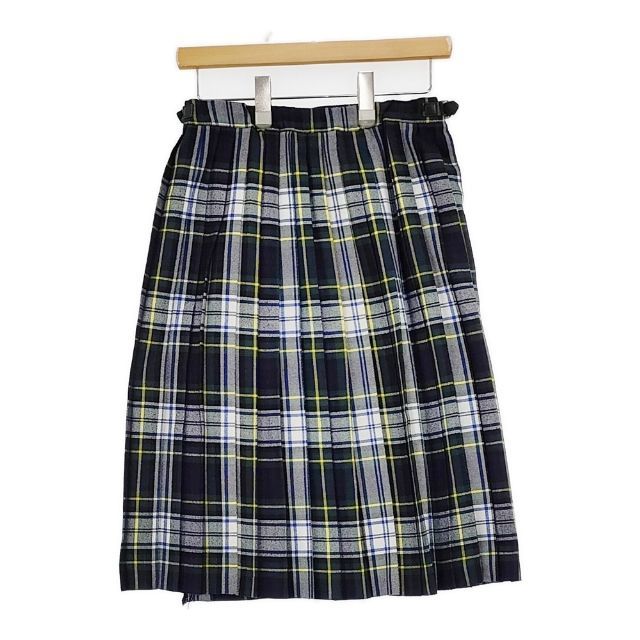 オニールオブダブリン　グリーン・ネイビー チェック プリーツスカート O'NEIL OF DUBLIN キルト ラップ プリーツ チェック スカート グリーン