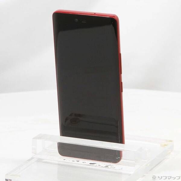 中古品〕 Rakuten Hand 5G 128GB クリムゾンレッド P780 楽天 SIM