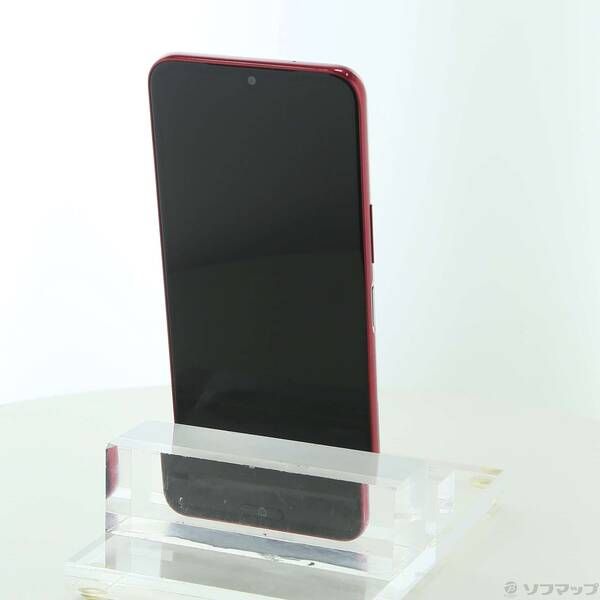 中古品〕 らくらくスマートフォン Lite 64GB マゼンタ MR01 UQ mobile