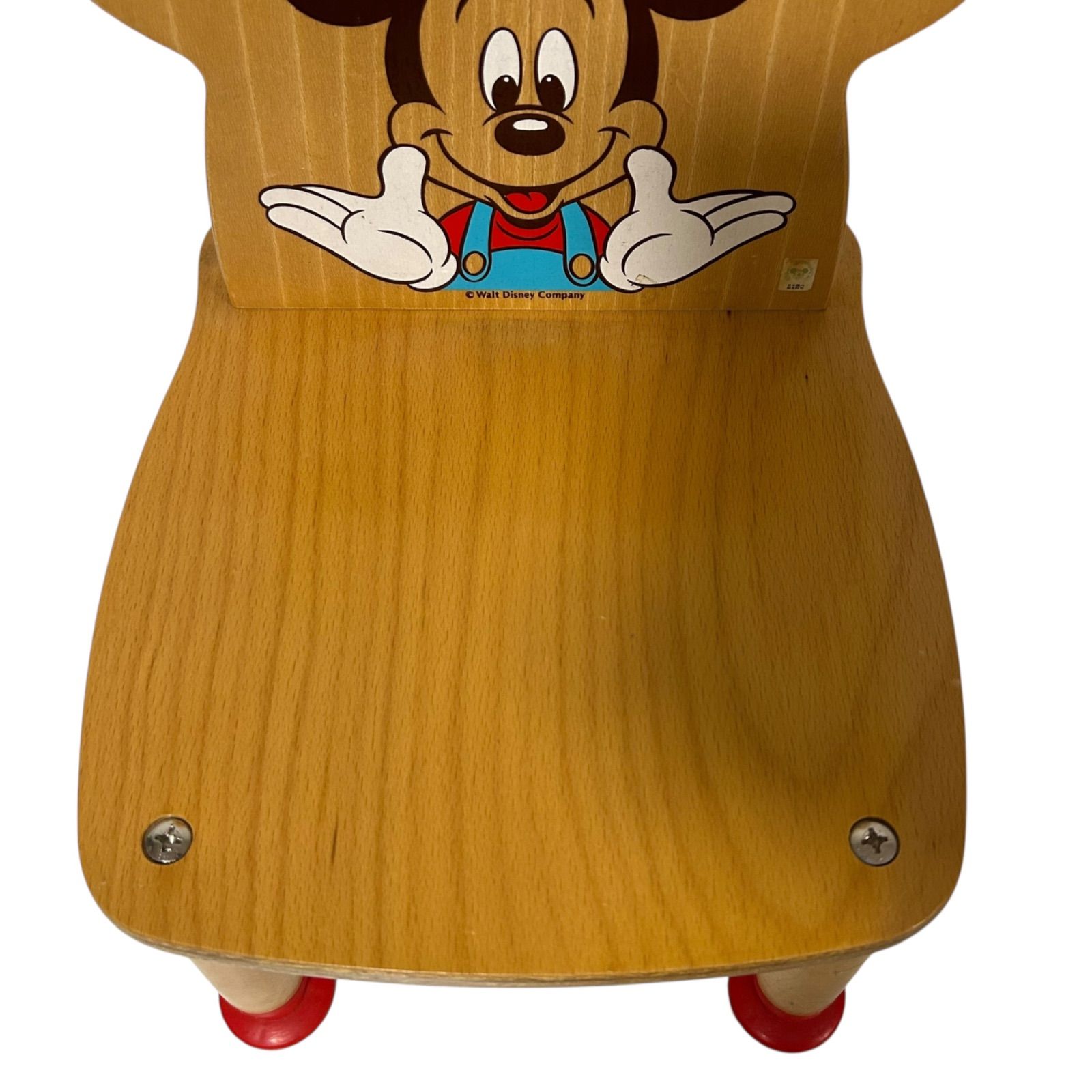 ディズニー ミッキーマウス ベビーチェア キッズチェア レトロ