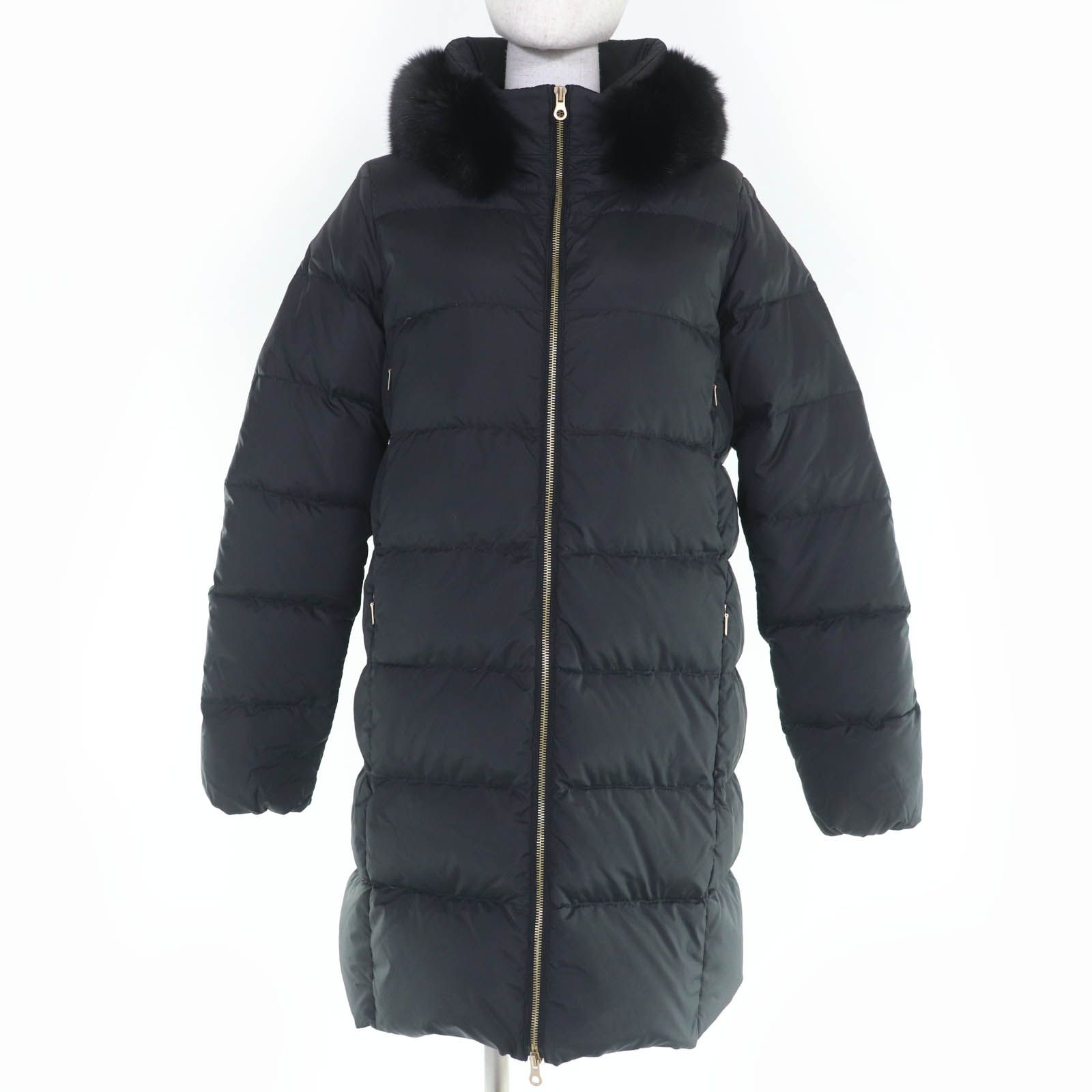 美品 DUVETICA ダウンコート ブラック 42-限定希少カラー70s〜90s 