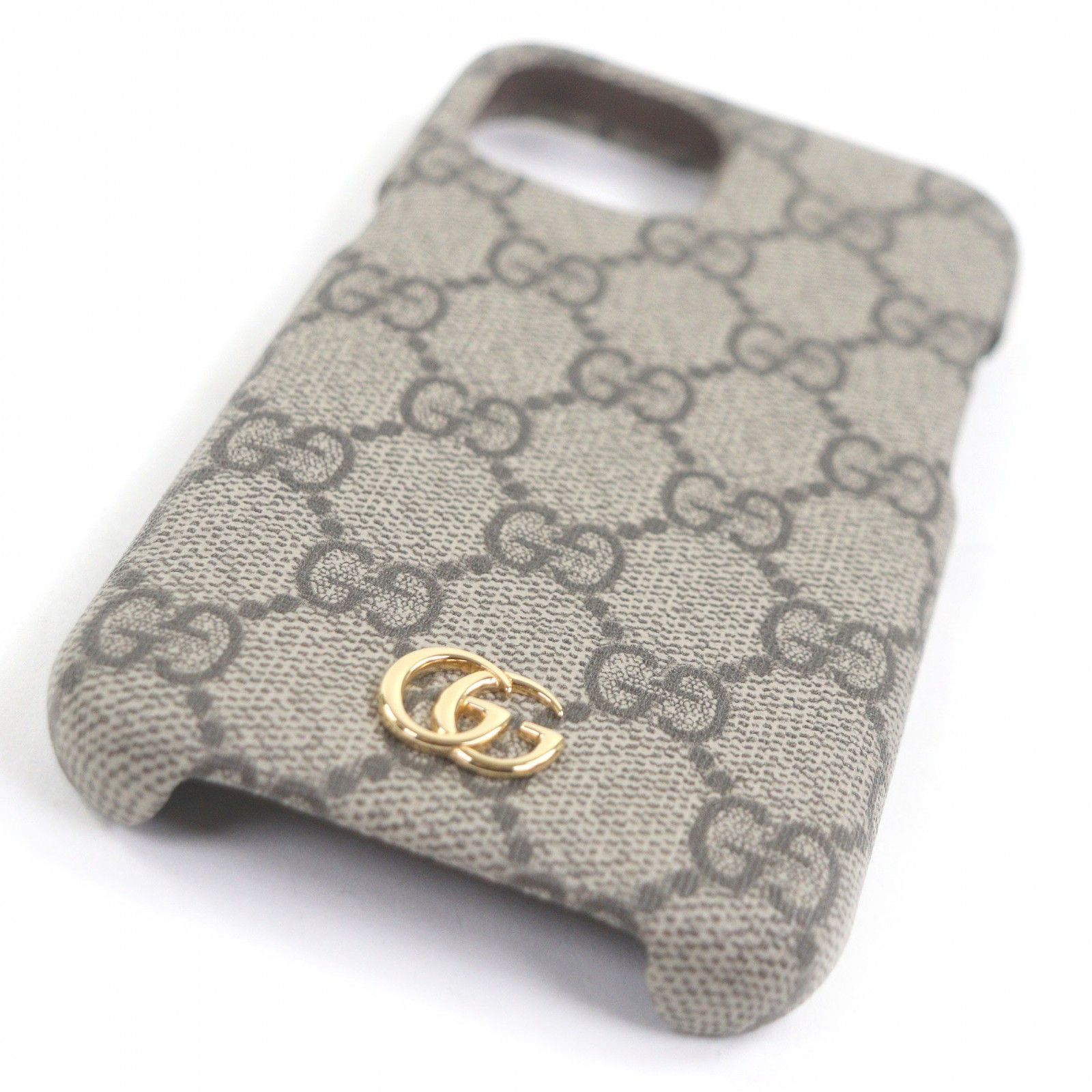 極美品□GUCCI グッチ 763787 GGスプリーム GGロゴゴールド金具